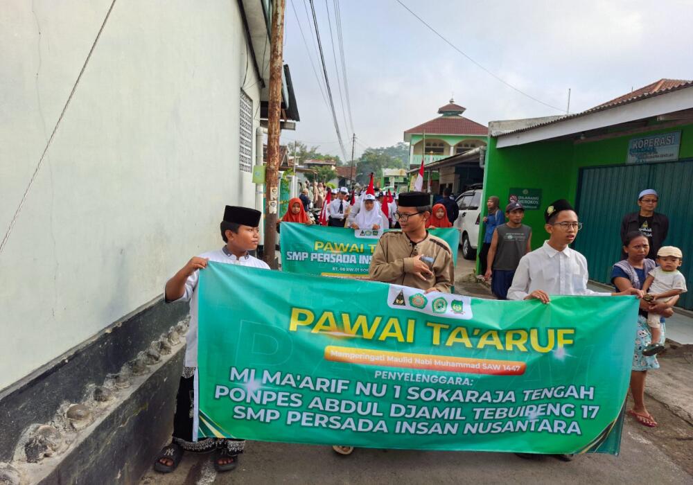 semarak-pawai-taaruf-maulid-nabi-smp-persada-insan-nusantara-tampilkan-ragam-kreasi